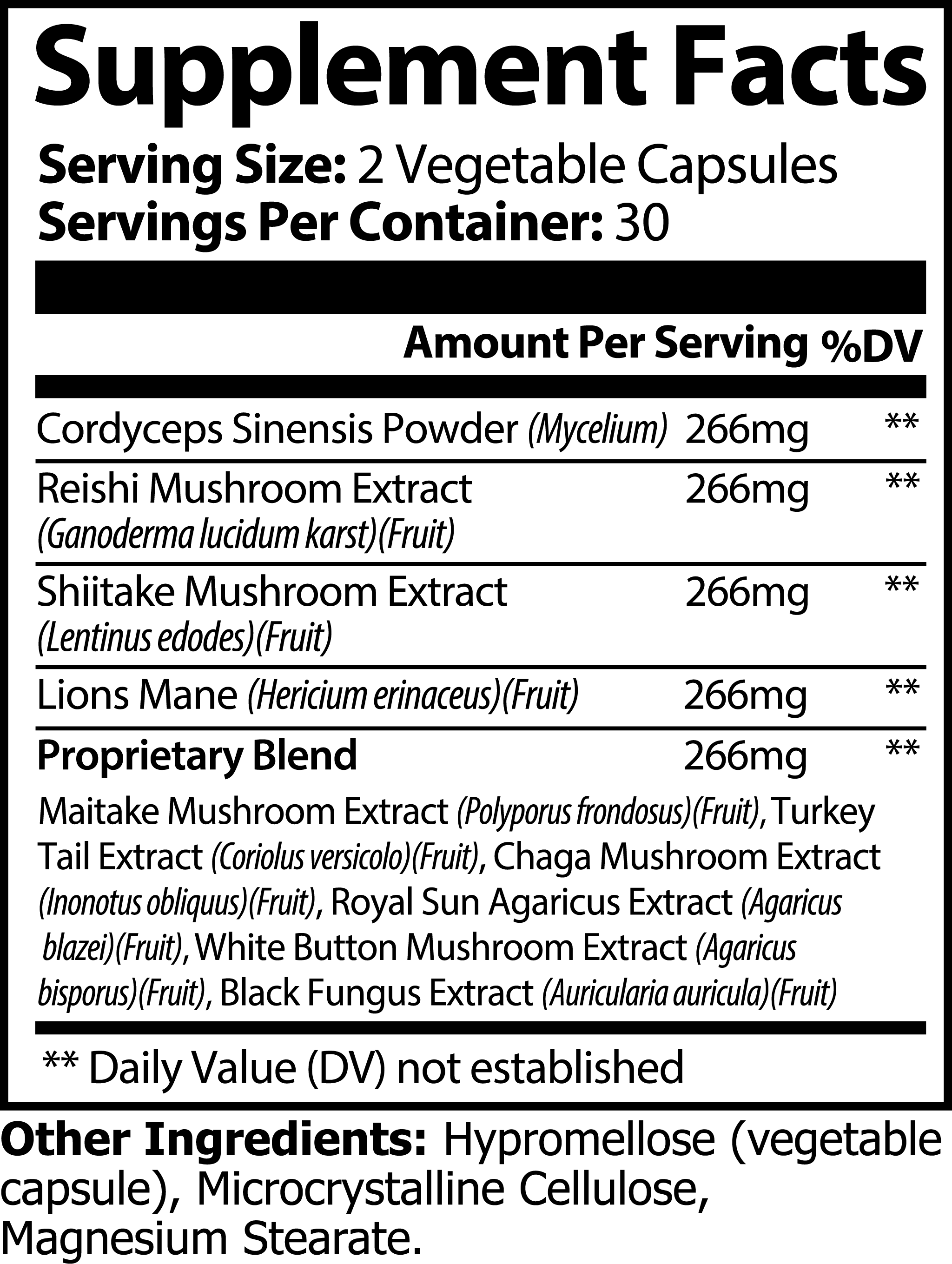 ELITE 10X - Mushroom Complex