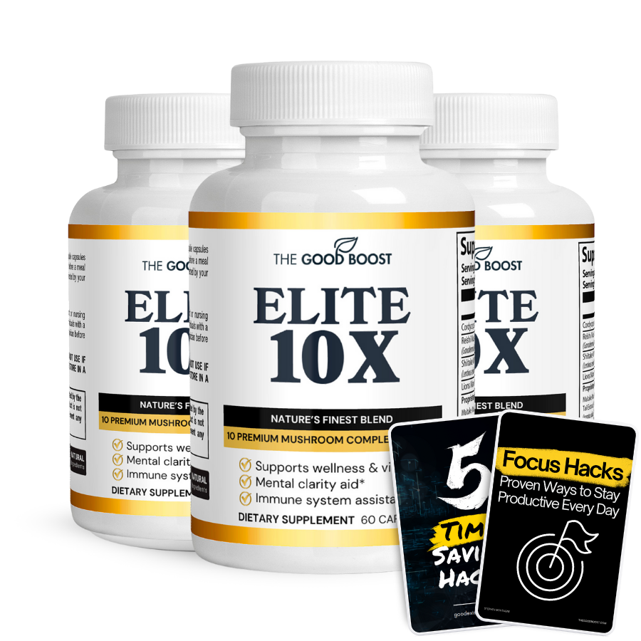 Elite 10X - 3 Months Supply (3 Bottles)